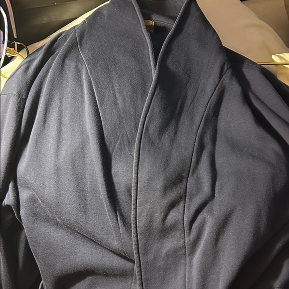 American Apparel Deep Blue Men's robe - Picture 3 of 8